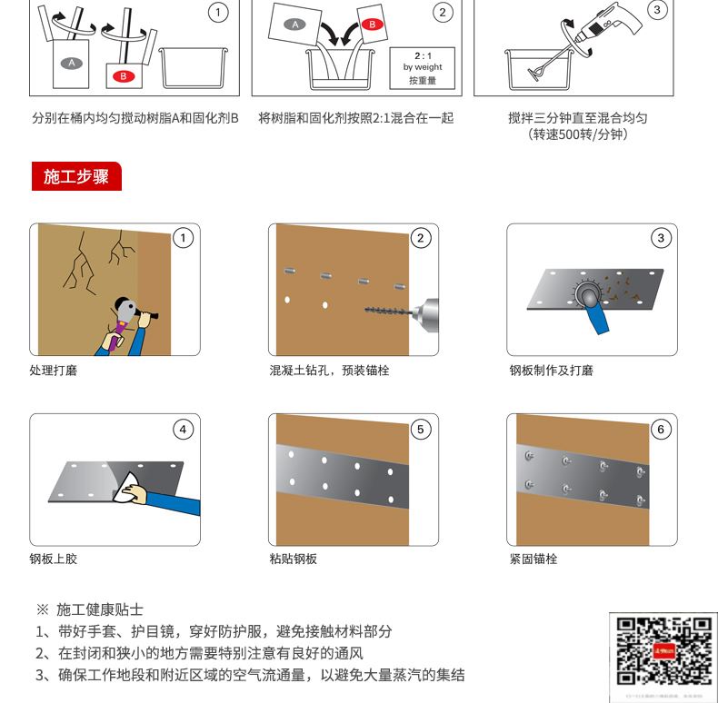 包钢张湾粘钢加固施工过程